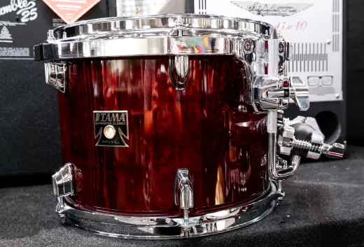 Tama - Superstar Classic Exotic 7-Piece Shell Pack (22,8,10,12,14,16,SD) - Gloss Garnet Lacebark Pine 2